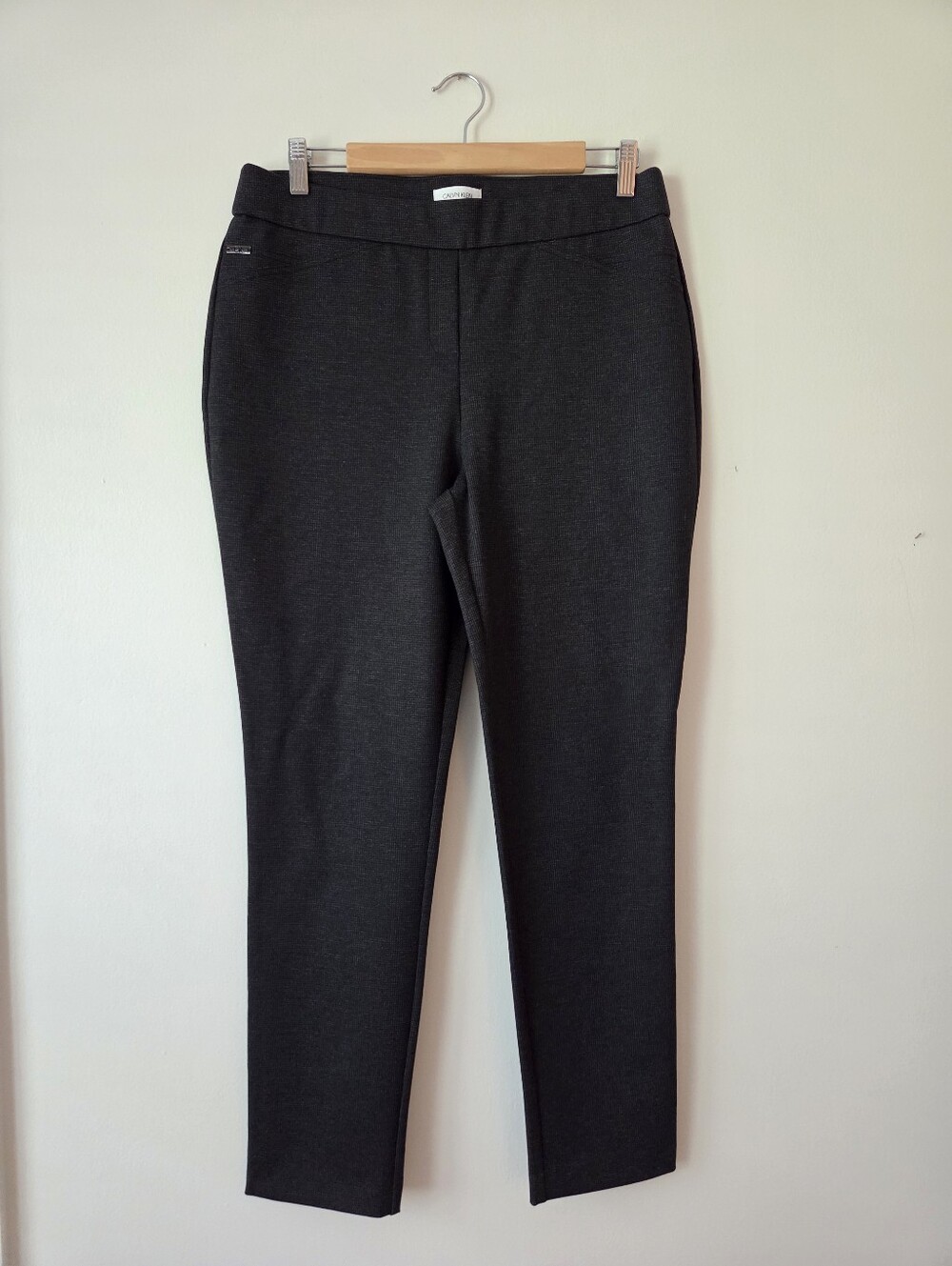 Calvin Klein Career Wear Stretch Black Slim Pant
